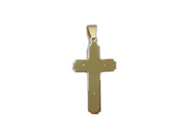 crucifixo ouro 18k con sem pedra 