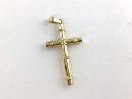 crucifixo ouro 18k con sem pedra 