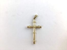 crucifixo ouro 18k con sem pedra 