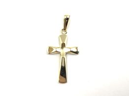 crucifixo ouro 18k con sem pedra 