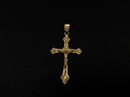 crucifijo oro 18k  crucifijo oro 18k