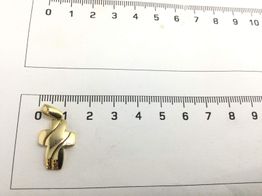 crucifixo ouro 18k con sem pedra 