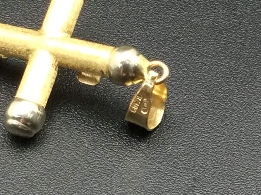 crucifijo oro 18k 