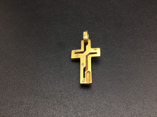 crucifijo oro 18k 