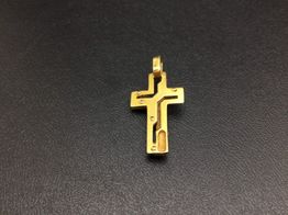 crucifijo oro 18k 
