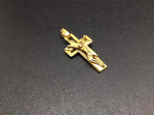 crucifijo oro 18k 