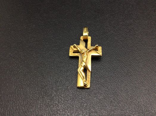 crucifijo oro 18k 