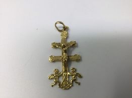 crucifijo oro 18k 