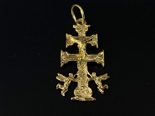 crucifijo oro 18k 