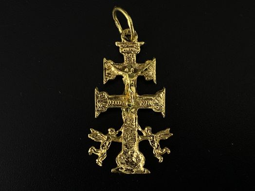 crucifijo oro 18k 