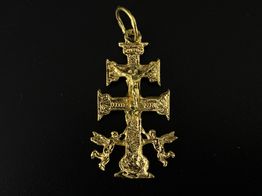 crucifijo oro 18k 