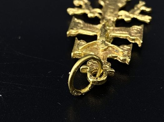 crucifijo oro 18k 