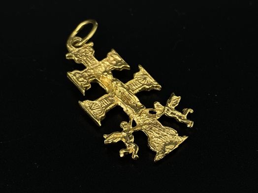 crucifijo oro 18k 