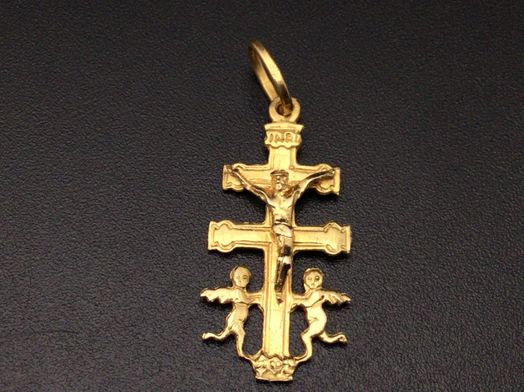 crucifijo oro 18k 