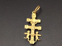 crucifijo oro 18k 