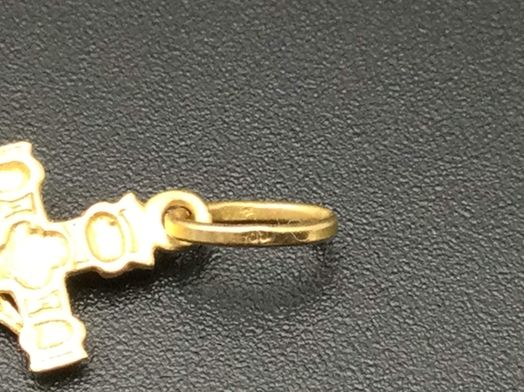 crucifijo oro 18k 