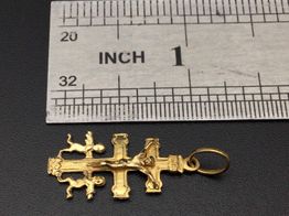 crucifijo oro 18k 