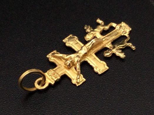 crucifijo oro 18k 