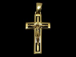 crucifijo oro 18k 