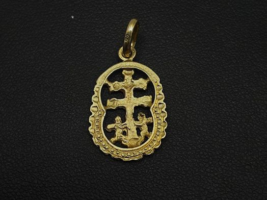 crucifijo oro 18k 