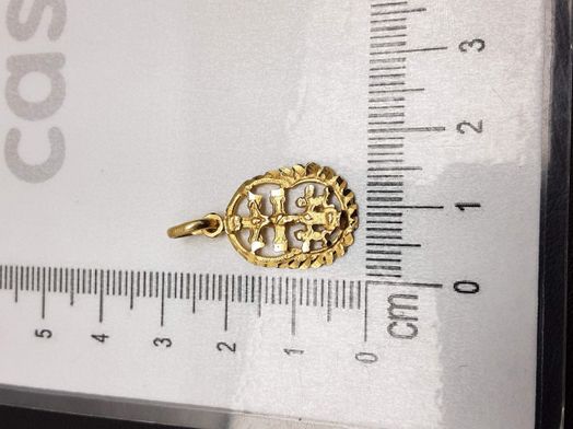 crucifijo oro 18k 