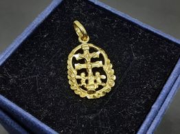 crucifijo oro 18k 