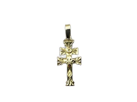 crucifixo ouro 18k con sem pedra 