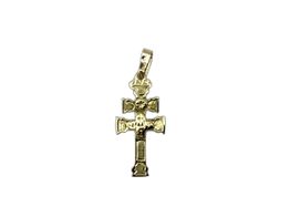 crucifixo ouro 18k con sem pedra 