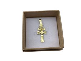 crucifixo ouro 18k con sem pedra 