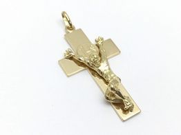 crucifijo oro 18k 