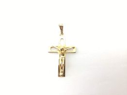 crucifijo oro 19k 