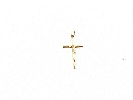 crucifixo ouro 19k 