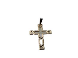 crucifixo ouro 19k 