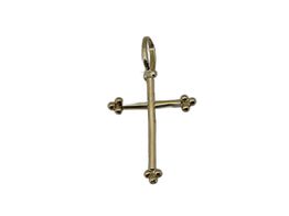 crucifixo ouro 18k con sem pedra 