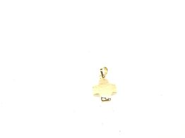 crucifixo ouro 19k con sem pedra 