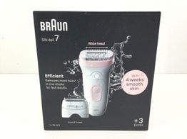 depiladora electrica braun silk epil  7 +3 acesorios