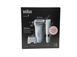 depiladora electrica braun silk epil 7 + 6 extras