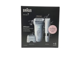 depiladora electrica braun silk epil 7 + 6 extras