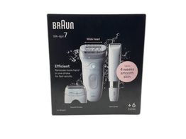 depiladora electrica braun silk epil 7 se7-441 + 6 extras