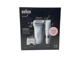 depiladora electrica braun silk epil 7 se7-441 + 6 extras