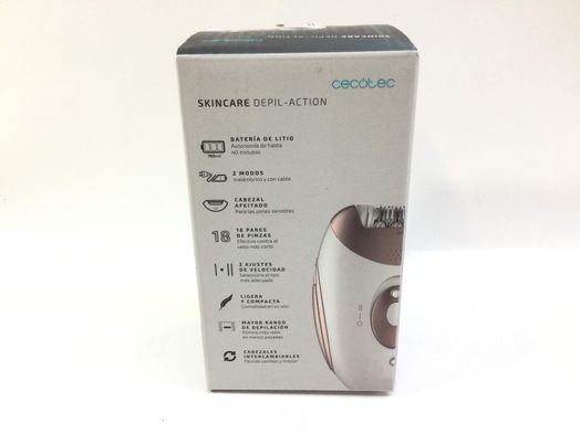depiladora electrica cecotec skincare depil action