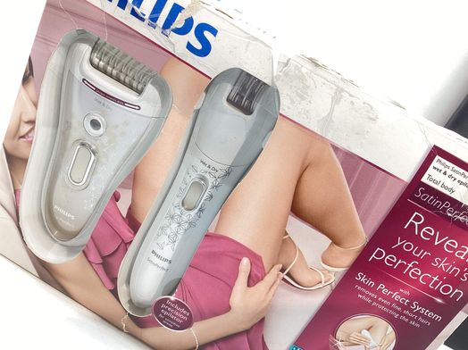depiladora el&eacute;trica philips satinperfect hp6581