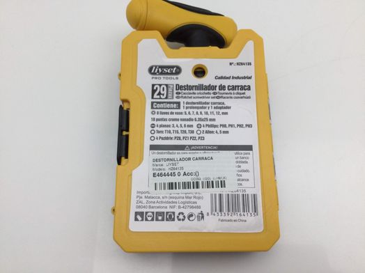 destornillador carraca liyset hz64135