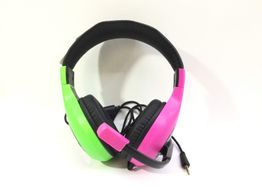diadema cascos diadema verde+rosa
