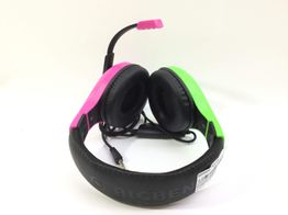 diadema cascos diadema verde+rosa