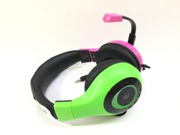 diadema cascos diadema verde+rosa