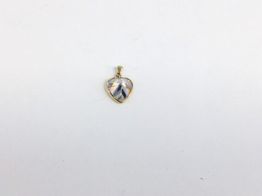 dije oro 18k con circonita 
