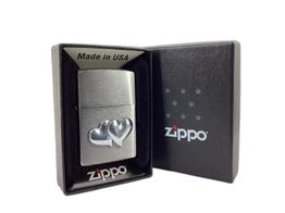 isqueiro gama alta zippo doble corazon