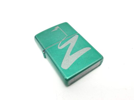 encendedor zippo golf verde