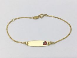 esclava oro 18k 